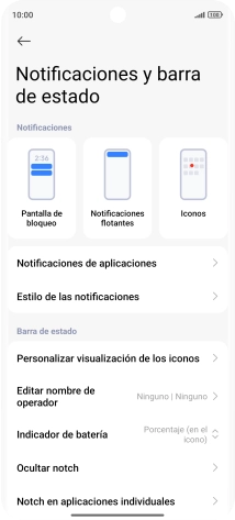 Pulsa Notificaciones de aplicaciones. Pulsa Notificaciones de aplicaciones.