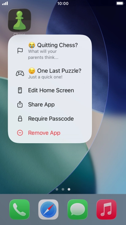 Press Require Passcode.
