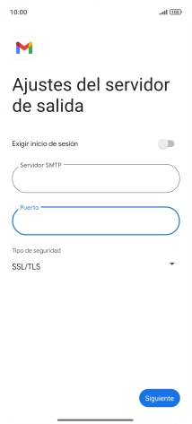 Pulsa Siguiente.