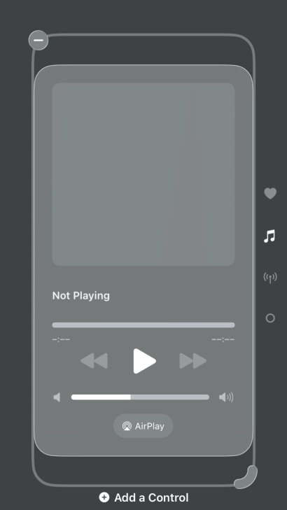 Press the remove icon on the required Control Centre page to remove it from Control Centre. Press the remove icon on the required Control Centre page to remove it from Control Centre.