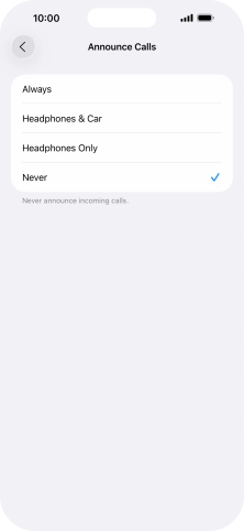 Press Always to turn on the function when silent mode is turned off.