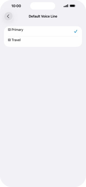 Press the required price plan.