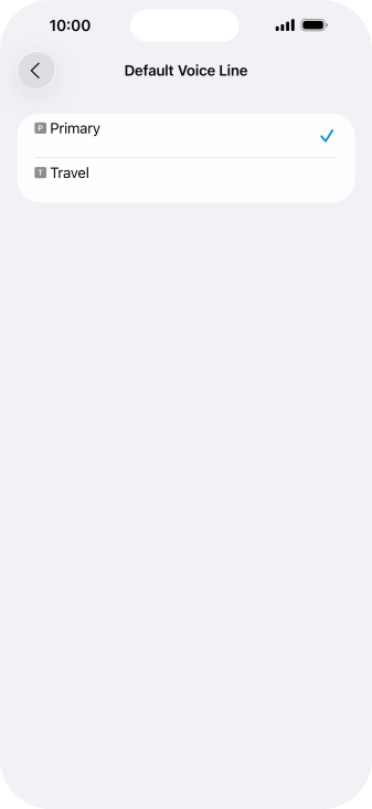 Press the required price plan. Press the required price plan.