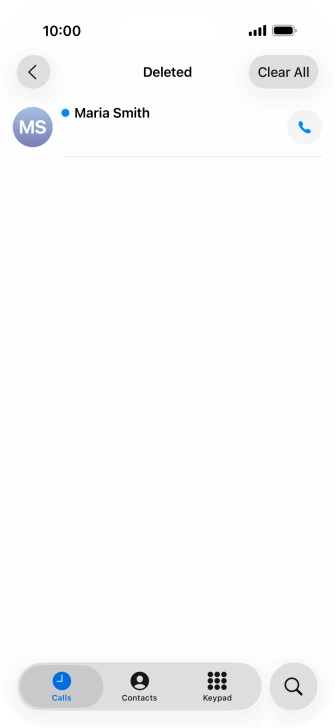 Press the required message. Press the required message.