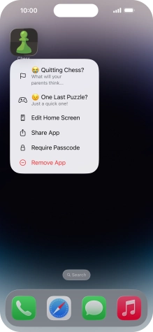 Press Require Passcode.
