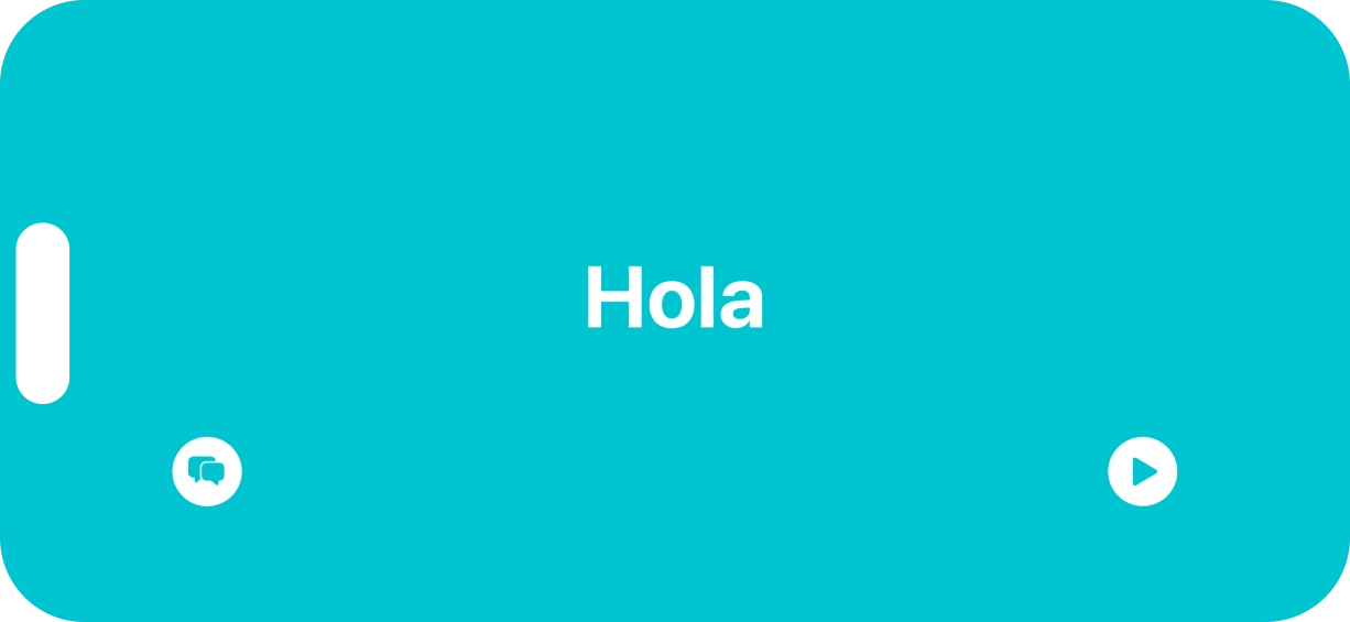 Press the split view icon to go back to display of both languages.