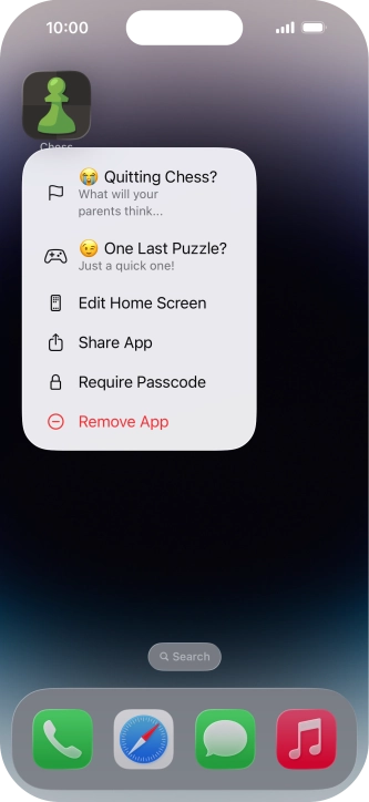 Press Require Passcode.