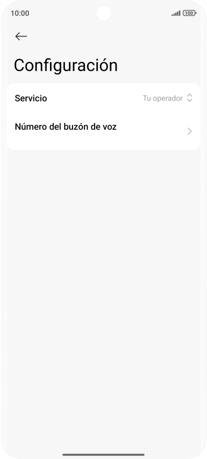 Pulsa Número del buzón de voz. Pulsa Número del buzón de voz.