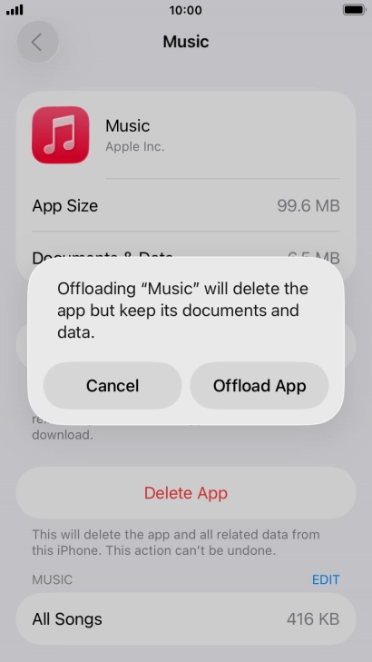 Press Offload App.