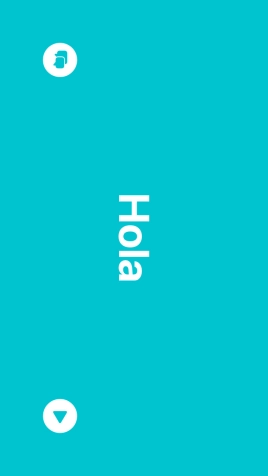 Press the split view icon to go back to display of both languages.