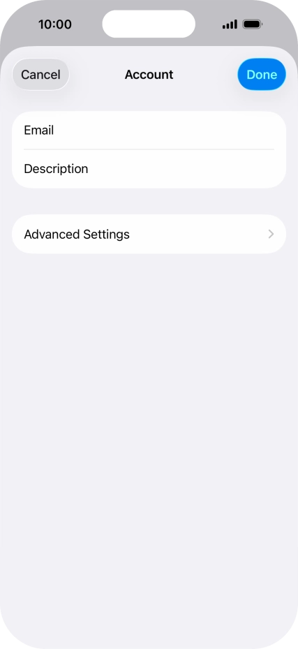 Press Advanced Settings.