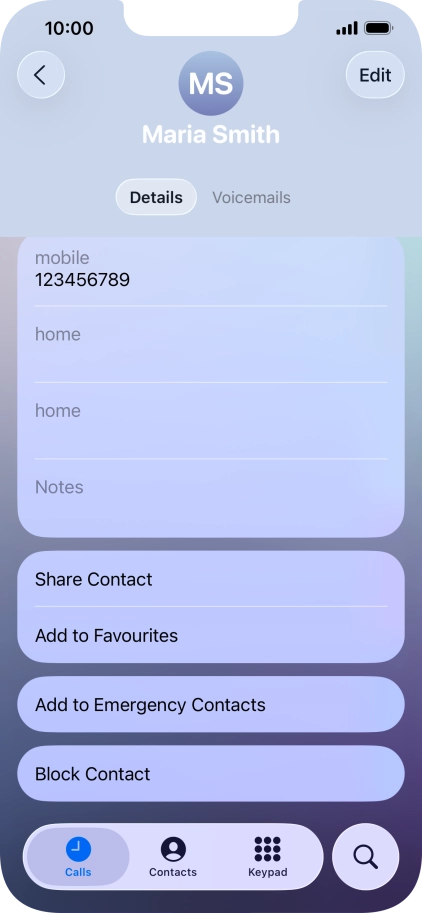 Press Block Contact.