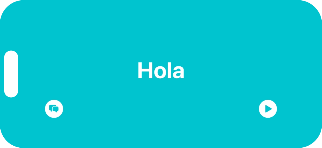 Press the split view icon to go back to display of both languages. Press the split view icon to go back to display of both languages.
