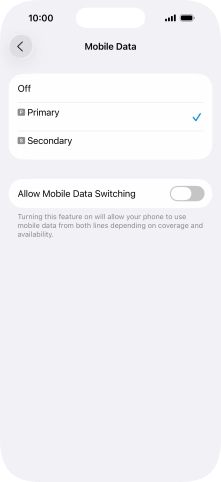 Press the required price plan.