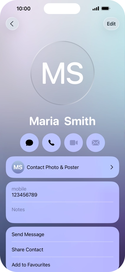 Slide your finger upwards starting from the bottom of the screen to return to the home screen.
