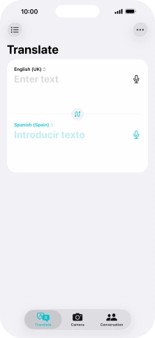 Press the first drop down list.