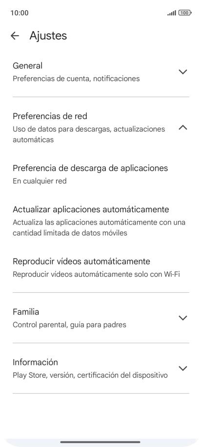 Pulsa Actualizar aplicaciones automáticamente. Pulsa Actualizar aplicaciones automáticamente.