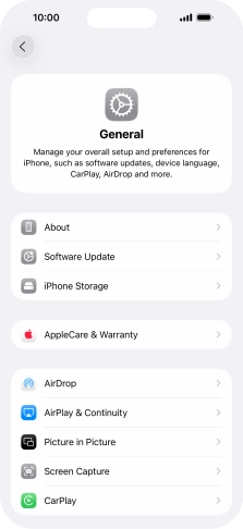 Press Software Update. If a new software version is available, it's displayed. Follow the instructions on the screen to update the phone software.