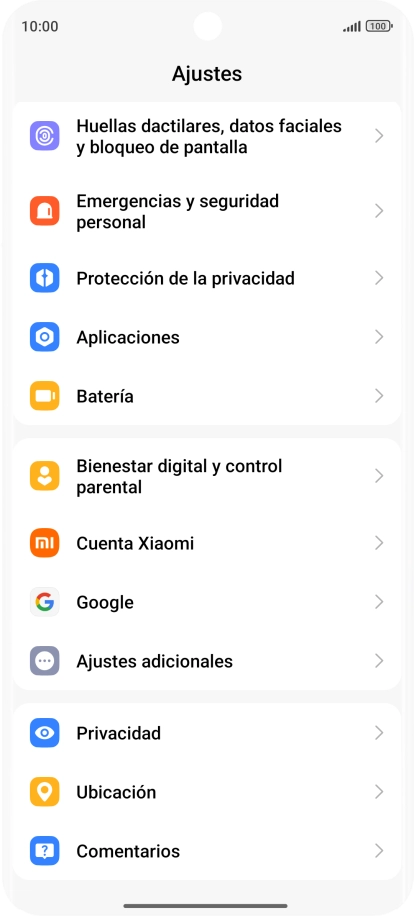 Pulsa Ubicación.
