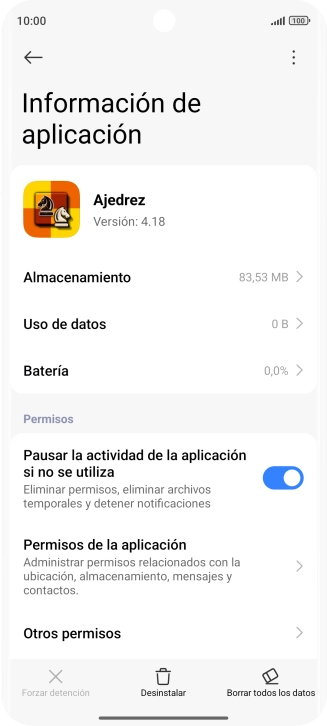Desliza el dedo hacia arriba desde la parte inferior de la pantalla para terminar y volver a la pantalla de inicio. Desliza el dedo hacia arriba desde la parte inferior de la pantalla para terminar y volver a la pantalla de inicio.