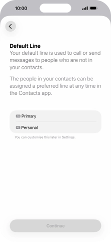 Press the required price plan.