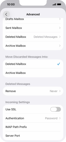 Press the indicator next to Press the indicator next to