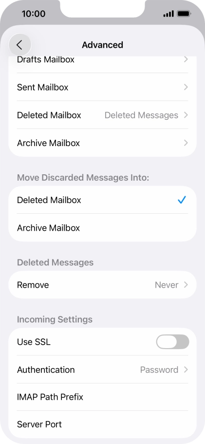 Press the indicator next to Press the indicator next to