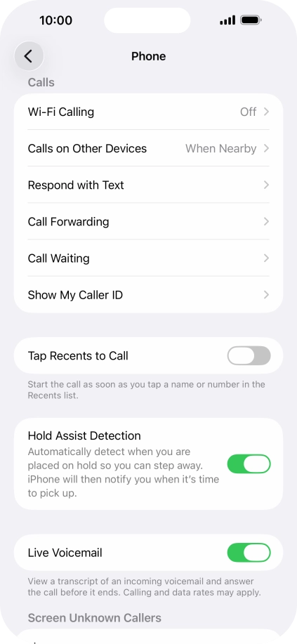 Press Wi-Fi Calling. Press Wi-Fi Calling.