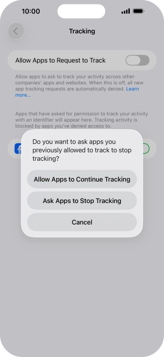 If you turn off the function, press the required setting. If you turn off the function, press the required setting.