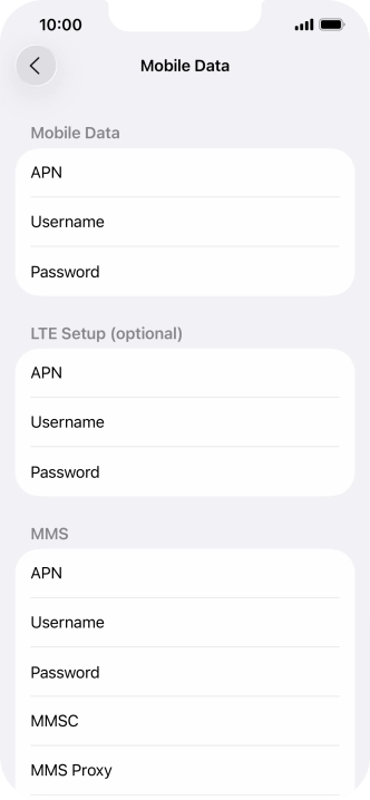 Press APN and key in wap.vodafone.co.uk.
