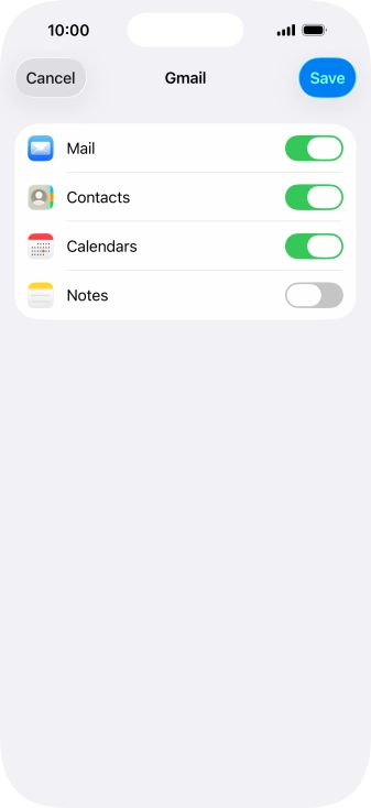 If this screen is displayed, you email account has been recognised and set up automatically. Follow the instructions on the screen to key in more information and finish setting up your email account.