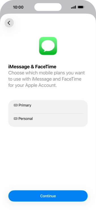 Press the required price plan.
