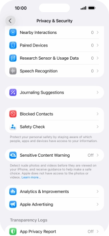 Press Sensitive Content Warning.