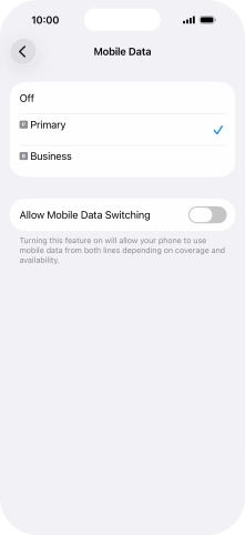 Press the required price plan.