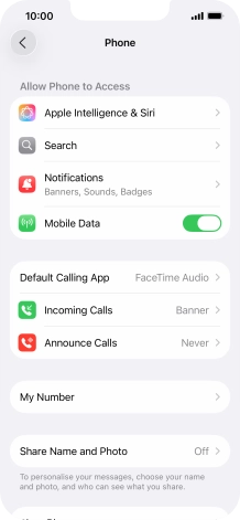Press Announce Calls.