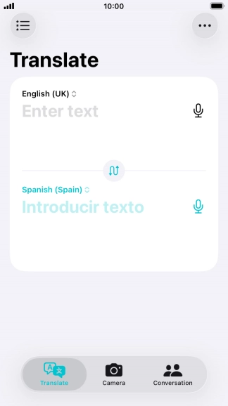 Press the first drop down list.