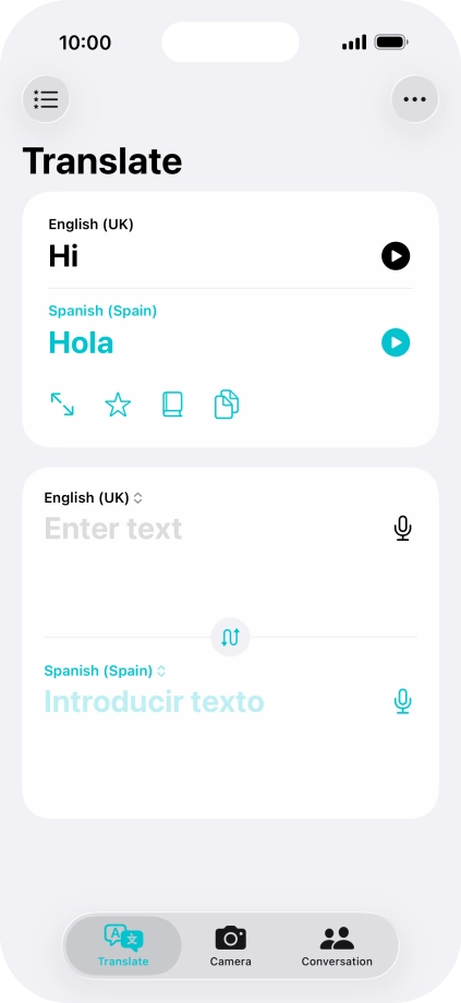 Press the full screen icon.