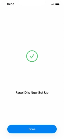Press Done. If you haven't previously selected a phone lock code, key in a code of your own choice twice. Press Done. If you haven't previously selected a phone lock code, key in a code of your own choice twice.