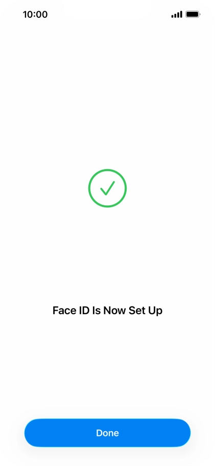 Press Done. If you haven't previously selected a phone lock code, key in a code of your own choice twice. Press Done. If you haven't previously selected a phone lock code, key in a code of your own choice twice.