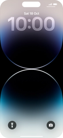 Press and hold anywhere on the lock screen. Press and hold anywhere on the lock screen.