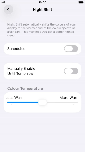 Press the indicator next to Press the indicator next to