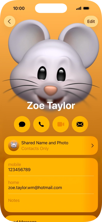 Slide your finger upwards starting from the bottom of the screen to return to the home screen.