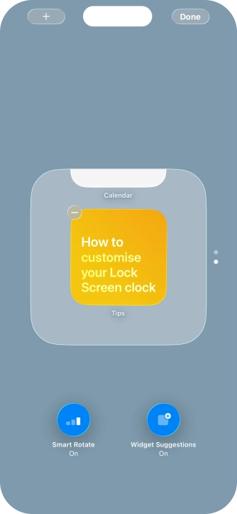 Press Smart Rotate to turn the function on or off.