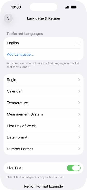 Press Add Language....