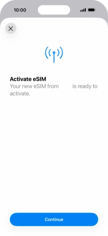 Press Continue. Press Continue.