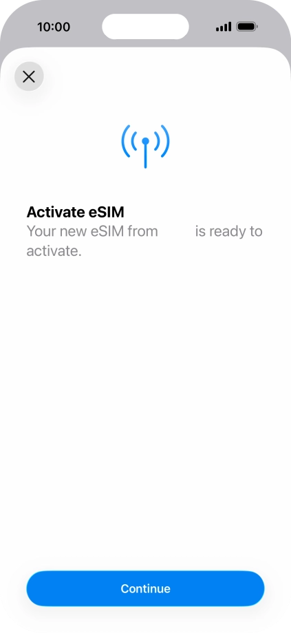 Press Continue. Press Continue.