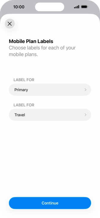 Press Continue. Press Continue.
