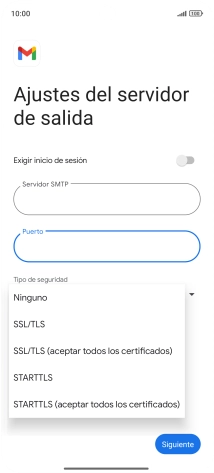 Pulsa SSL/TLS.