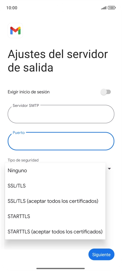 Pulsa SSL/TLS.