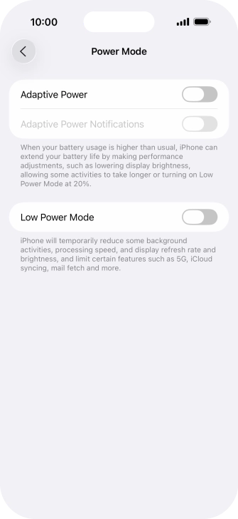 Press the indicator next to Press the indicator next to